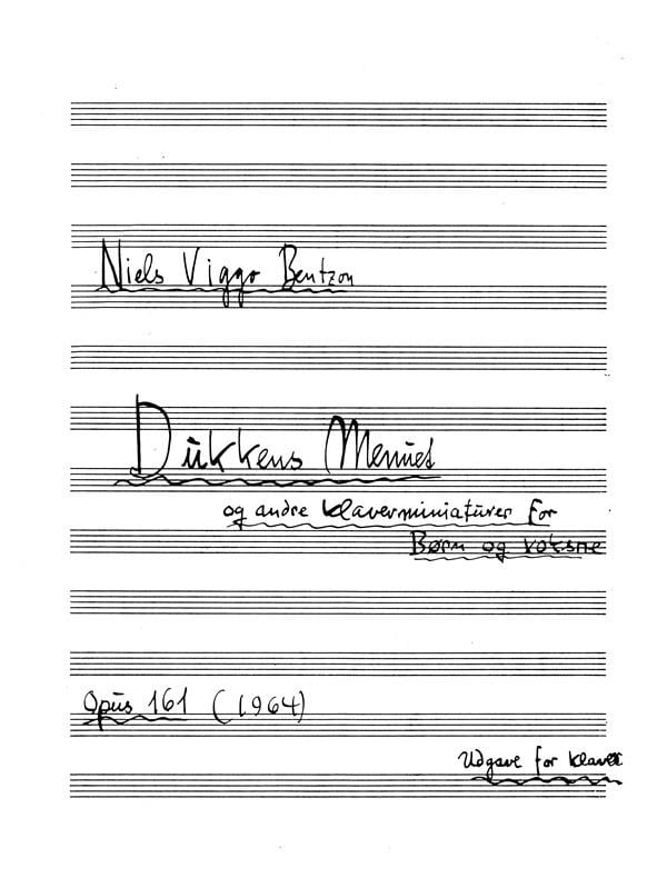 Dukkens Menuet Op. 161